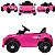 Carro Elétrico Infantil Zippy Toys Compact Porsche Rosa 6V - Imagem 3