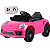 Carro Elétrico Infantil Zippy Toys Compact Porsche Rosa 6V - Imagem 1