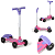 Patinete Infantil Calesita Quadrinet Max Pop Rosa - Imagem 2