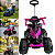 Quadriciclo Eletrico Topplay Pimpi Flash Wheels Rosa 6V - Imagem 3