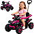 Quadriciclo Eletrico Topplay Pimpi Flash Wheels Rosa 6V - Imagem 1