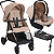 Carrinho com Bebe Conforto Base ISOFIX Burigotto Lui 22 Mon Amour - Imagem 1