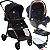 Carrinho Moises Bebe Conforto Base ISOFIX Burigotto Lui 22 Cobre - Imagem 1