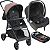 Carrinho de Bebe com Bebe Conforto e Base Burigotto Lui 22 Rose - Imagem 1