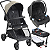 Carrinho Moises Bebe Conforto Base ISOFIX Burigotto Lui 22 Sand - Imagem 1