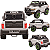 Caminhonete Elétrica Dodge Ram Zippy Toys RVM Cinza 12V Controle - Imagem 2