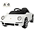Carro Elétrico Infantil Zippy Toys RUF-PSH Branco 12V Controle - Imagem 1