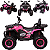 Quadriciclo Elétrico Infantil  Zippy Toys Premium 4x4 Rosa 12V - Imagem 3