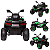 Quadriciclo Elétrico Infantil  Zippy Toys Premium 4x4 Verde 12V - Imagem 2