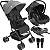 Carrinho de Bebe Bebe Conforto Colinho Base ISOFIX Kiddo Mascote Grafite - Imagem 1