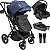 Carrinho de Bebe Kiddo Vox II Bebe Conforto Colinho Base Marinho - Imagem 1