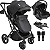 Carrinho de Bebe Bebe Conforto Colinho Base ISOFIX Kiddo Vox II Preto - Imagem 1