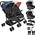 Carrinho Kiddo Gemeos 2 Bebe Conforto 2 Base ISOFIX Mascote Casal - Imagem 1