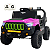 Carro Eletrico Bang Toys Jipe Titan XR Rosa 12V Controle Remoto - Imagem 1