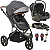 Carrinho de Bebe Bebe Conforto Base ISOFIX Kiddo Trek Melange Grafite - Imagem 1