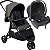Carrinho de Bebe com Bebe Conforto Burigotto CR3 22 Gray Neon - Imagem 1