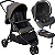 Carrinho com Bebe Conforto Base ISOFIX Burigotto CR3 22 Gray Neon - Imagem 1