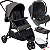 Carrinho Moises Bebe Conforto Base ISOFIX Burigotto CR3 22 Neon - Imagem 1