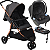 Carrinho com Bebe Conforto Base ISOFIX Burigotto CR3 22 Gray Cobre - Imagem 1