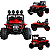 Carro Eletrico Zippy Toys Super Cross 4x4 Vermelho 12V Controle - Imagem 2