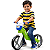 Bicicleta de Equilíbrio Infantil Maral Balance Bike aro 12 Verde - Imagem 1