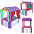 Casinha Infantil de Brinquedo para Jardim Maral Mi Casita Rosa - Imagem 2