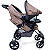 Carrinho de Bebe Bebe Cocoon Black Galzerano Romano G22 Toffee - Imagem 3