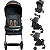 Carrinho de Bebe Bebe Cocoon Galzerano Romano G22 Preto Cobre - Imagem 2