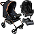 Carrinho de Bebe Bebe Conforto Base Galzerano Romano G22 Preto Cobre - Imagem 1