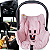 Bebe Conforto com Base para Carro Galzerano Grid Rosa 13kg - Imagem 2