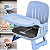 Cadeirinha Portátil de Alimentação Burigotto Kiwi Baby Blue - Imagem 4
