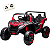 Quadriciclo Eletrico Bang Toys UTV Rockstorm Vermelho 12V Controle - Imagem 1