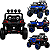 Quadriciclo Eletrico Biemme Off Road 4X4 Azul 12V Controle - Imagem 2