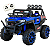 Quadriciclo Eletrico Biemme Off Road 4X4 Azul 12V Controle - Imagem 1