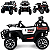 Quadriciclo Eletrico Biemme Off Road 4X4 Branco 12V Controle - Imagem 3