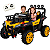 Quadriciclo Eletrico Biemme Big Quad 4X4 Amarelo 12V Controle - Imagem 1