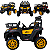 Quadriciclo Eletrico Biemme Big Quad 4X4 Amarelo 12V Controle - Imagem 3