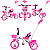 Triciclo de Passeio  Andador Biemme Little Trike Comfort Rosa - Imagem 3