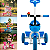 Triciclo de Passeio  Andador Biemme Little Trike Comfort Azul - Imagem 4