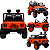 Quadriciclo Eletrico Bandeirante 2 Lugares Laranja 12V Controle - Imagem 2