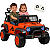 Quadriciclo Eletrico Bandeirante 2 Lugares Laranja 12V Controle - Imagem 1
