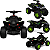 Quadriciclo Eletrico Infantil Bandeirante ATV Verde 12V Controle - Imagem 2