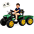 Trator Infantil Eletrico Biemme Super Farmer Verde 12V Controle - Imagem 1