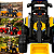 Trator Eletrico Biemme Escavedeira B Land Amarelo 12V Controle - Imagem 4