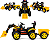 Trator Eletrico Biemme Escavedeira B Land Amarelo 12V Controle - Imagem 3