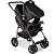 Carrinho com Bebe Cocoon Preto Base Galzerano Milano Preto Cobre - Imagem 4