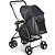 Carrinho com Bebe Cocoon Preto Base Galzerano Milano Preto Cobre - Imagem 3