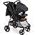 Carrinho com Bebe Cocoon Preto Base Galzerano San Remo Preto Cobre - Imagem 3