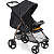 Carrinho com Bebe Cocoon Preto Base Galzerano San Remo Preto Cobre - Imagem 4