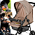 Carrinho de Bebe Bebe Conforto Toffee Base Galzerano Romano G22 Toffee - Imagem 4